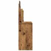 vidaXL Dressing Table with Mirror Old Wood 96x39x142 cm