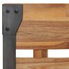 vidaXL Bed Frame without Mattress with Brushed Finish 120x200cm