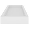 vidaXL Loggia Wall Shelves 2 pcs White 60x15x4 cm MDF