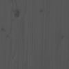 vidaXL Highboard Grey 110.5x35x117 cm Solid Wood Pine