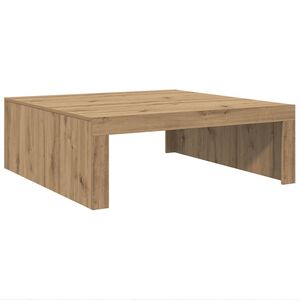 vidaXL Coffee Table Artisan Oak 100x100x35 cm Engineered Wood