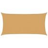 vidaXL Sunshade Sail 160 g/m&sup2; Rectangular Sand 3x6 m HDPE