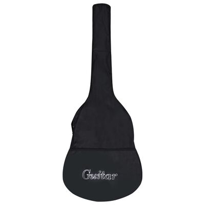 vidaXL Guitar Bag for 4/4 Classical Guitar Black 100x37 cm Fabric