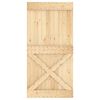 vidaXL Door NARVIK 100x210 cm Solid Wood Pine