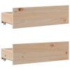vidaXL Bed Frame without Mattress with Drawers 180x200 cm Super King Solid Wood Pine