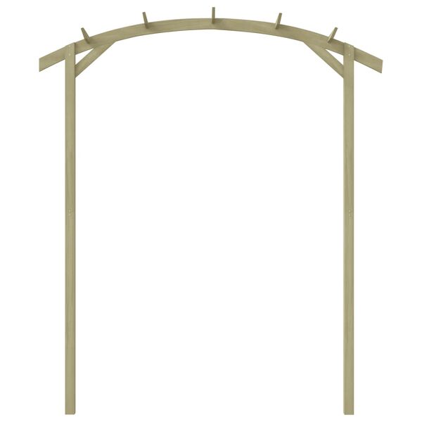 vidaXL Garden Pergola Impregnated Pinewood 180x210x40 cm
