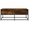 vidaXL Coffee Table Smoked Oak 100x51x40 cm Engineered Wood