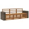 vidaXL Sofa Sets 3 pcs Solid Acacia Wood