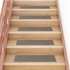 vidaXL Stair Mats Self-adhesive 30 pcs 76x20 cm Beige Rectangular