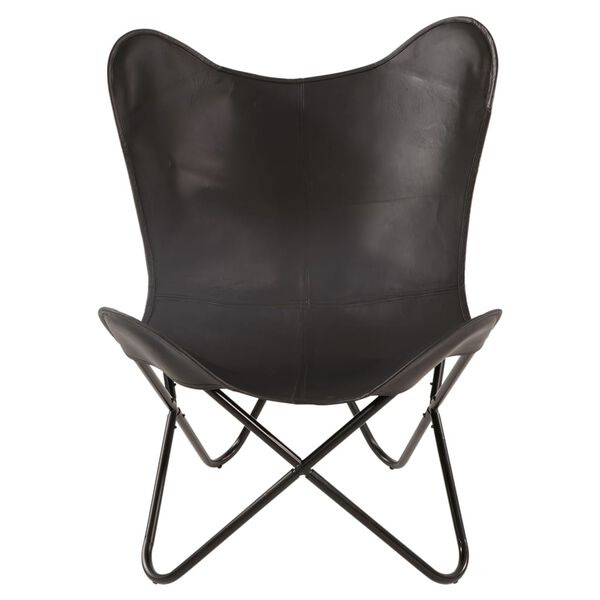 Lesli Living Butterfly Chair Buffalo 75x75x87 cm Black