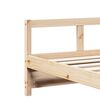 vidaXL Daybed without Mattress Natural 90x200 cm Solid Wood Pine