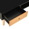 vidaXL TV Cabinet Black 120x35x35 cm Solid Pinewood