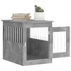 vidaXL Dog Crate Furniture Concrete Grey 55x75x65 cm Engineered Wood