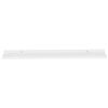 vidaXL Wall Shelves 2 pcs High Gloss White 100x9x3 cm