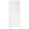 vidaXL Highboard White 69,5x34x180 cm Engineered Wood
