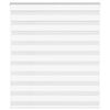 vidaXL Zebra Blind White 135x100 cm Fabric Width 130.9 cm Polyester