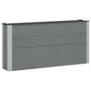 vidaXL Garden Raised Bed Grey 150 x 30 x 72 cm WPC and Aluminium