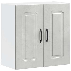 vidaXL Kitchen Wall Cabinet Kalmar Concrete Grey Engineered Wood