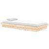 vidaXL Bed Frame without Mattress Solid Wood 90x200 cm