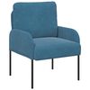 vidaXL Sofa Sets with Cushion 3 pcs Blue 115 x 56 x 80 cm Plywood
