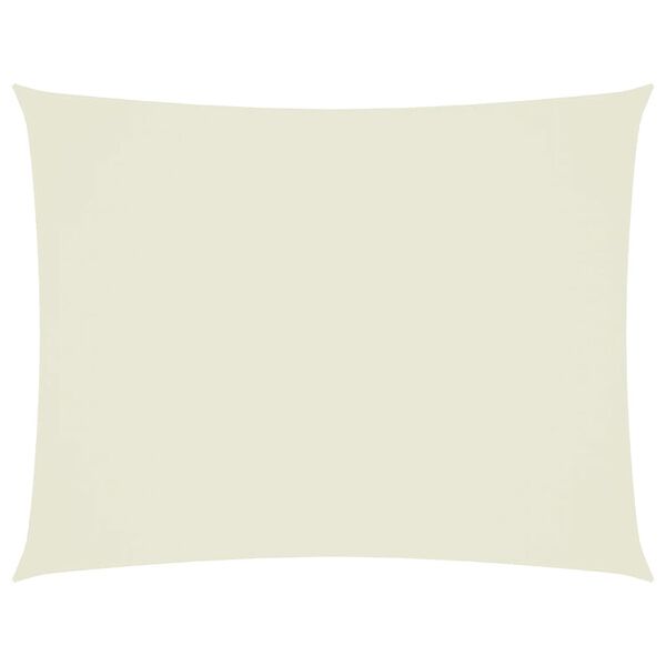 vidaXL Sunshade Sail Oxford Fabric Rectangular 3x6 m Cream