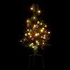 vidaXL Artificial Pathway Pre-lit Christmas Tree 2 pcs 76 cm PVC