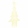 vidaXL Christmas Tree 240 LEDs Warm white 150 cm Acrylic