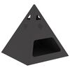vidaXL Fire Pit Black 50 x 50 x 51 cm Steel