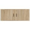 vidaXL Wall Mounted TV Cabinet Sonoma Oak 100x34.5x40 cm