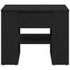 vidaXL Coffee Table Black Oak 55.5 x 55 x 45 cm Engineered Wood