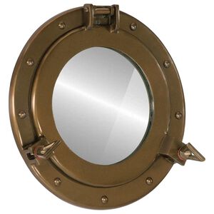 vidaXL Porthole Mirror Wall Hanging Ø30 cm Aluminium and Glass