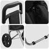 vidaXL Shopping Trolley Folding Black 35 x 28 x 92 cm Oxford fabric