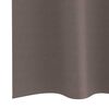 vidaXL Blackout Curtains with Rings 2 pcs Dark Brown 140 x 140 cm