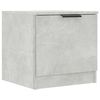 vidaXL Bedside Cabinets 2 pcs Concrete Grey 40x39x40 cm