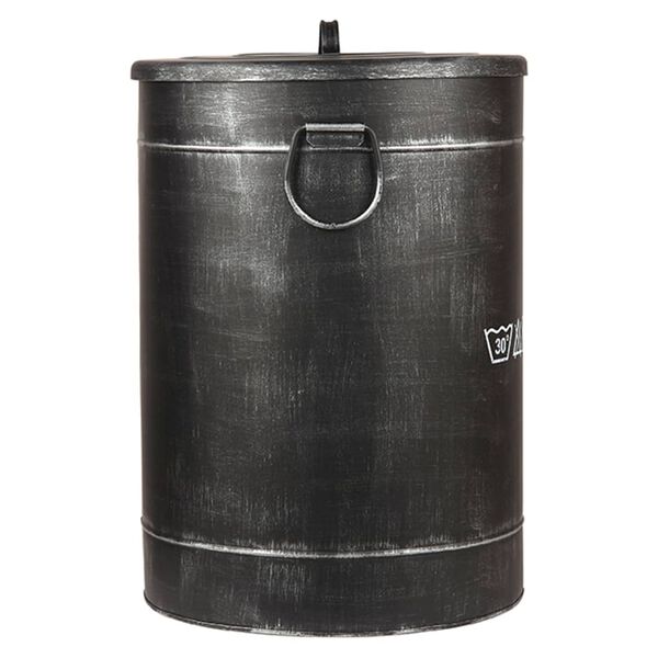 LABEL51 Laundry Box 40x40x58 cm L Antique Black