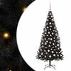 vidaXL Christmas Tree Black 180 cm PVC