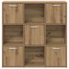 vidaXL Bookshelf Artisan Oak 90x28x90 cm Engineered Wood