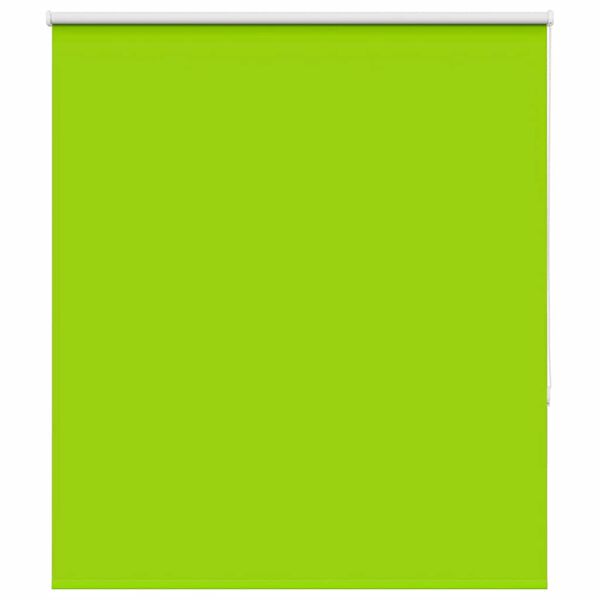 vidaXL Roller Blind Blackout Leaves Green 125x150 cm Fabric Width 121.6 cm Polyester