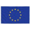 vidaXL Europe Flag | Blue with Yellow Stars | 68D 100% Polyester | 90x150 cm
