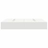 vidaXL Storage Bed Frame White 140 x 190 cm Engineered Wood