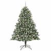 vidaXL Artificial Christmas Tree with 300 LEDs with Stand Green 240 cm
