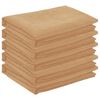 vidaXL Table Cloth 5 pcs Square Beige 110 x 110 cm