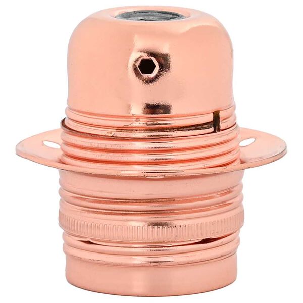 vidaXL Lamp Holders 2 pcs Rose Gold E27