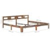 vidaXL Bed Frame without Mattress Solid Wood 200x200cm