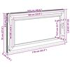 vidaXL Basement Window "RISOR" 110x70 cm Tilt&Turn DIN Left White