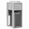 vidaXL Computer Tower Stand with Drawer Grey Sonoma 30x44x74 cm