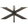 vidaXL Coffee Table Leg Spider Shape Black 98x58x(42-43) cm Steel