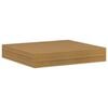 vidaXL Wall Shelf 4 pcs Beige 23 x 23.5 x 4 cm Engineered Wood