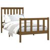 vidaXL Bed Frame without Mattress Honey Brown 100x200 cm Solid Wood Pine