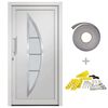 vidaXL Front Door White 108x200 cm